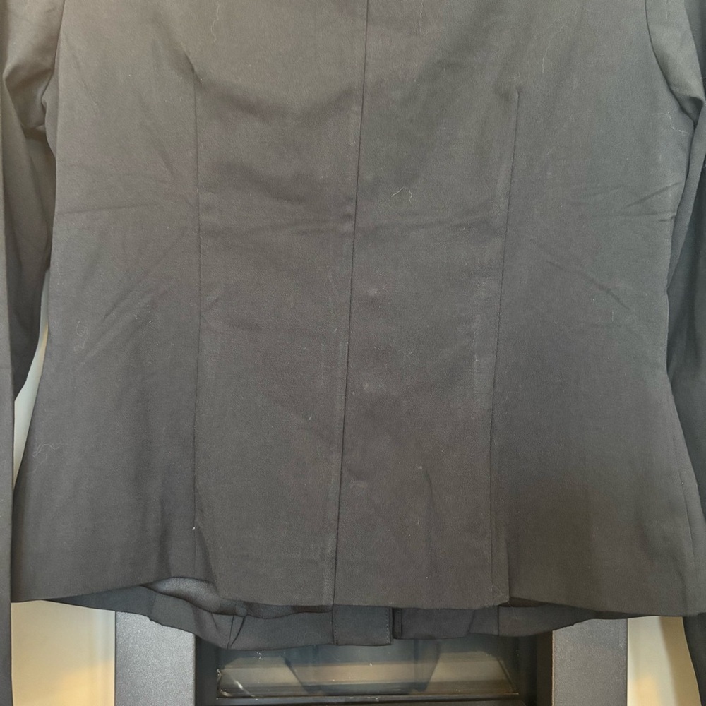 NWT Zesica Black Fitted Square Neck Blazer - size L​ - Picture 3 of 6